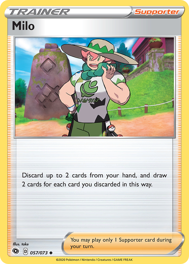 Milo 057/073 Uncommon Champion's Path Pokemon