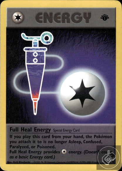 Full Heal Energy 81/82 Uncommon Team Rocket Pokemon 1st Edition