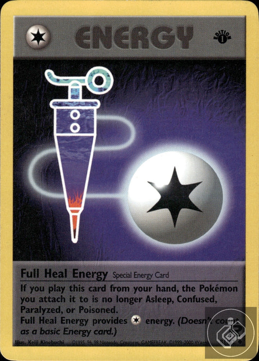 Full Heal Energy 81/82 Uncommon Team Rocket Pokemon 1st Edition