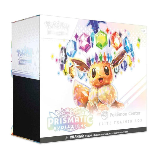 Prismatic Evolutions Pokemon Center Elite Trainer Box ETB Sealed Exclusive