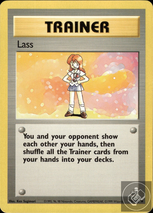 Lass 75/102 Rare Base Set Unlimited Pokemon