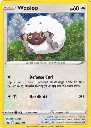 Wooloo SWSH011 Holo Promo Miscellaneous Cards & Products Pokemon