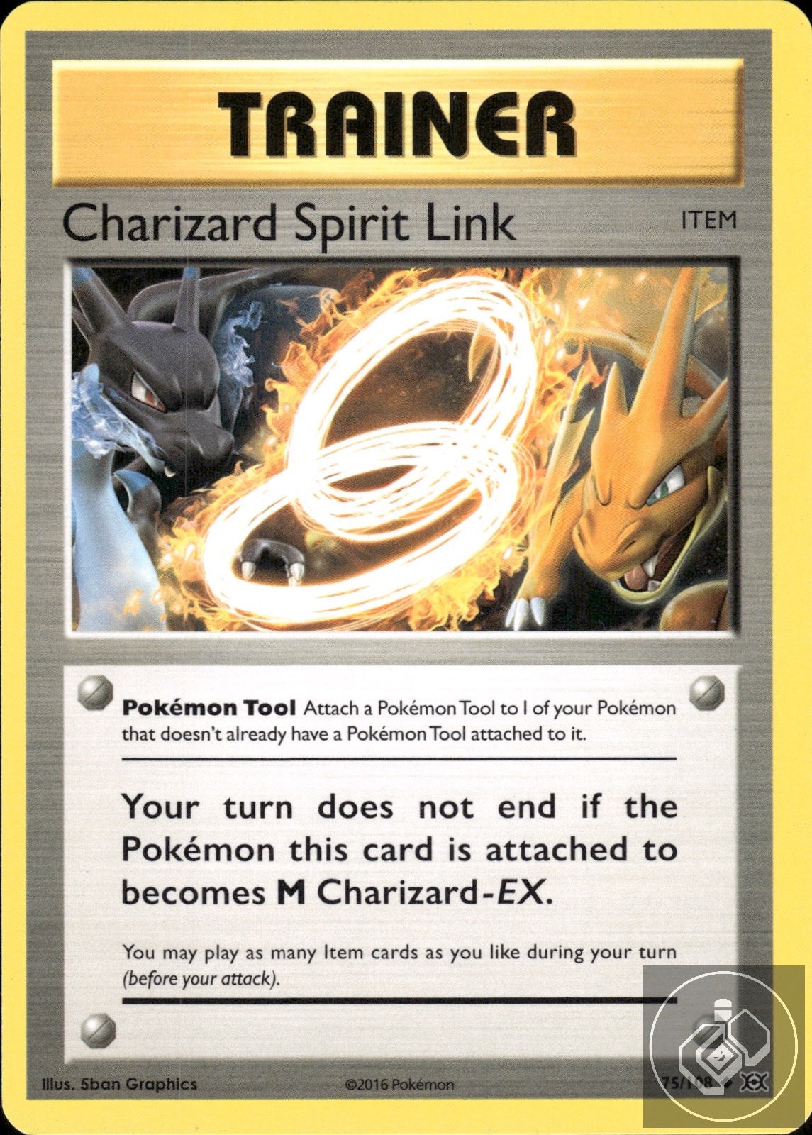 Charizard Spirit Link 75/108 Uncommon Evolutions Pokemon