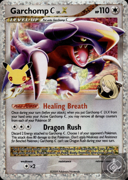 Garchomp C LV.X 145/147 Celebrations: Classic Collection Pokemon