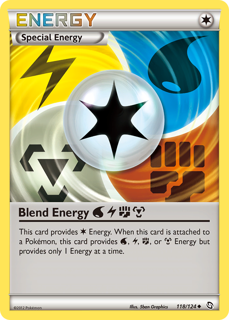 Blend Energy WaterLightningFightingMetal 118/124 Dragons Exalted Pokemon