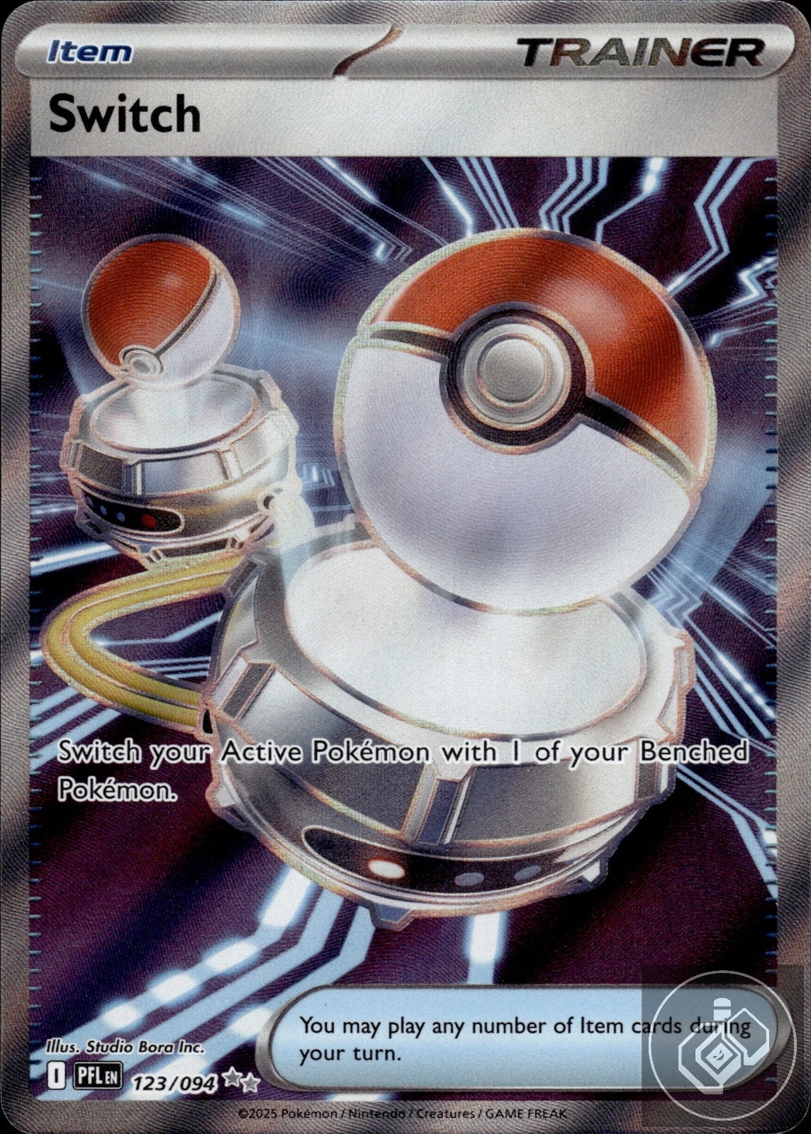 Switch 123/094 Ultra Rare Phantasmal Flames Pokemon