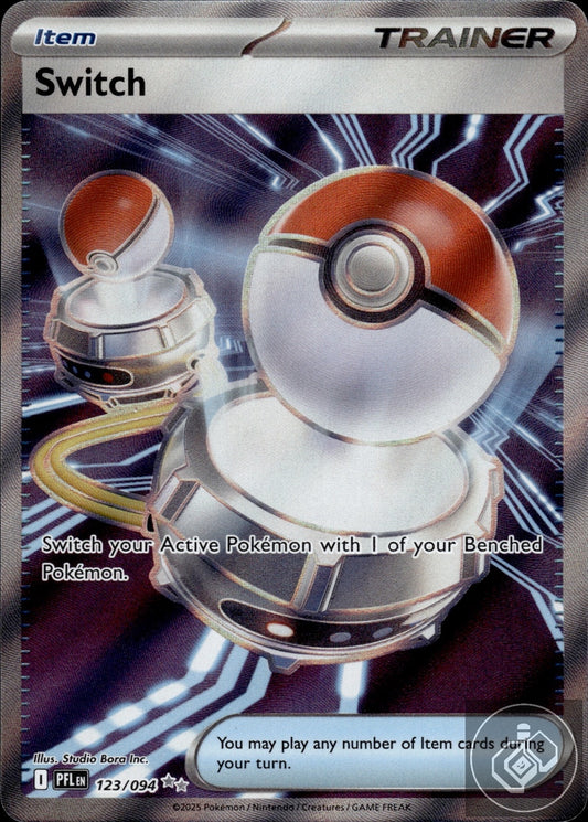Switch 123/094 Ultra Rare Phantasmal Flames Pokemon