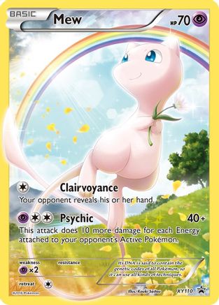 Mew XY110 Holo Promo XY Promo Pokemon