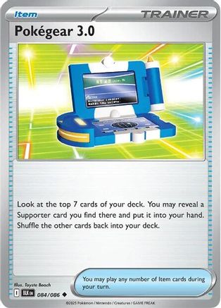 Pokegear 3.0 084/086 Uncommon SV: Black Bolt Pokemon