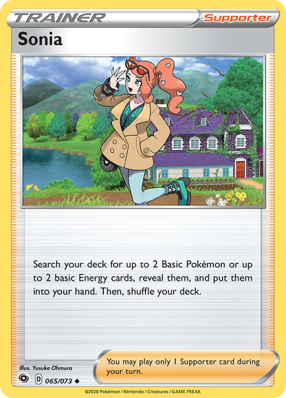 Sonia 065/073 Uncommon Champion's Path Pokemon