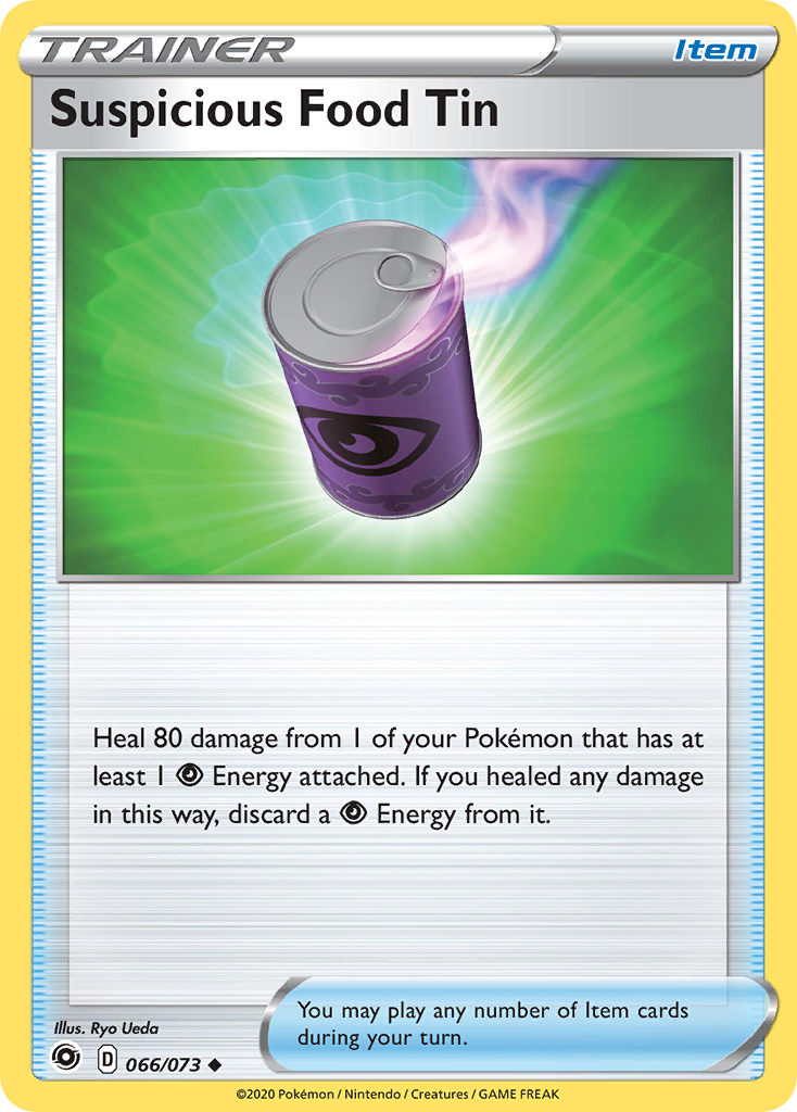 Suspicious Food Tin 066/073 Uncommon Champion's Path Pokemon