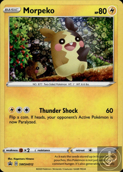 Morpeko SWSH012 Holo Promo Sword & Shield Promo Pokemon