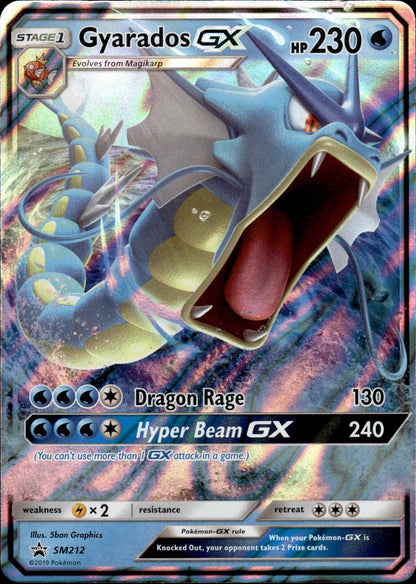 Gyarados GX - SM212 Holo Promo Sun & Moon Promo Pokemon