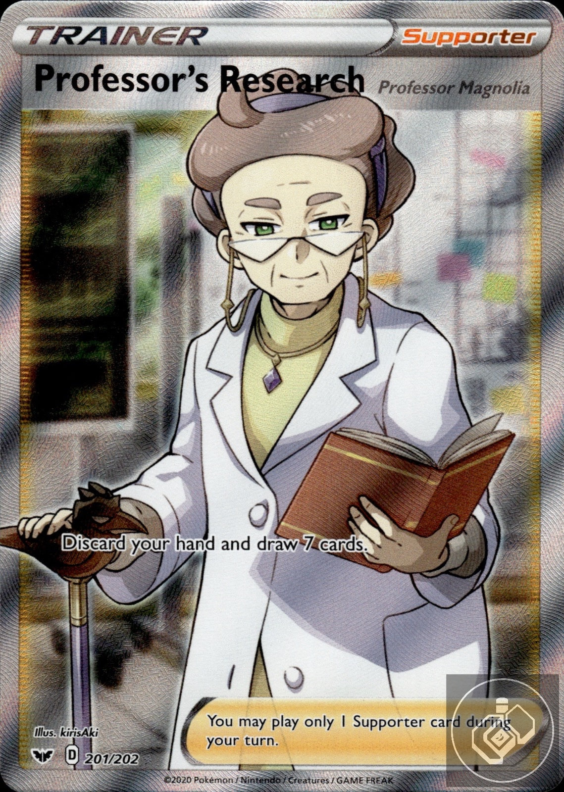 Professor's Research (Professor Magnolia) 201/202 Sword & Shield Pokemon