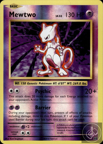 Mewtwo 51/108 Rare Evolutions Pokemon Reverse Holo