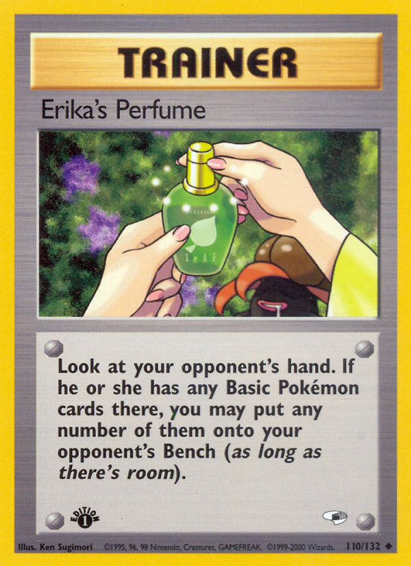 Erika's Perfume 110/132 Uncommon Gym Heroes Pokemon 1st Edition