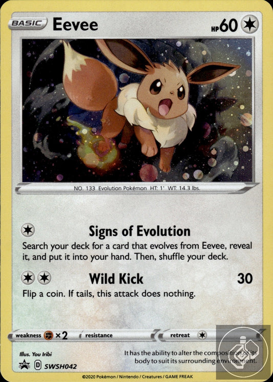 Eevee SWSH042 Holo Promo Sword & Shield Promo Pokemon
