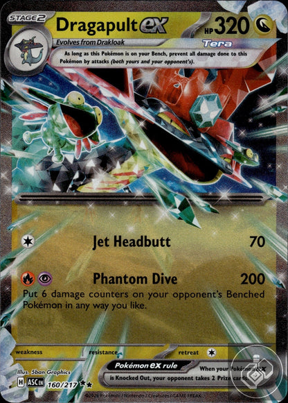 Dragapult ex 160/217 Double Rare Ascended Heroes Pokemon
