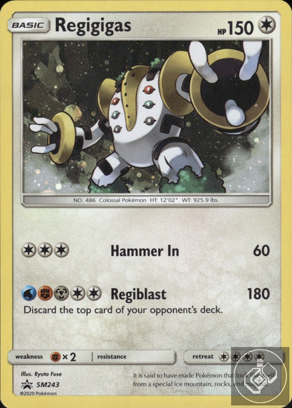 Regigigas - SM243 Holo Promo Sun & Moon Promo Pokemon Holo
