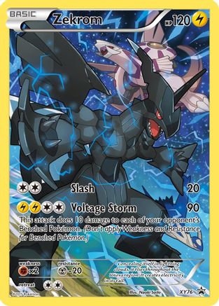 Zekrom (Full Art Promo) XY76 Holo Promo XY Promo Pokemon