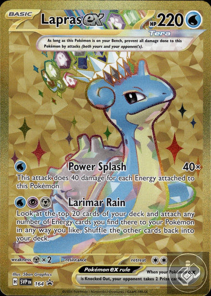 Lapras ex 164 Holo Promo Scarlet & Violet Promo Pokemon