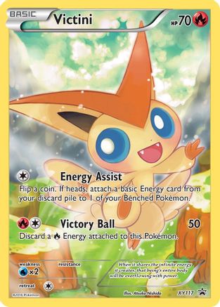 Victini XY117 Holo Promo XY Promo Pokemon