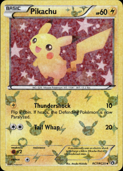 Pikachu RC7/RC25 Holo Legendary Treasures: Radiant Collection Pokemon Holo