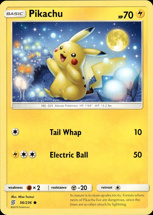 Pikachu 56/236 Common Unified Minds Pokemon