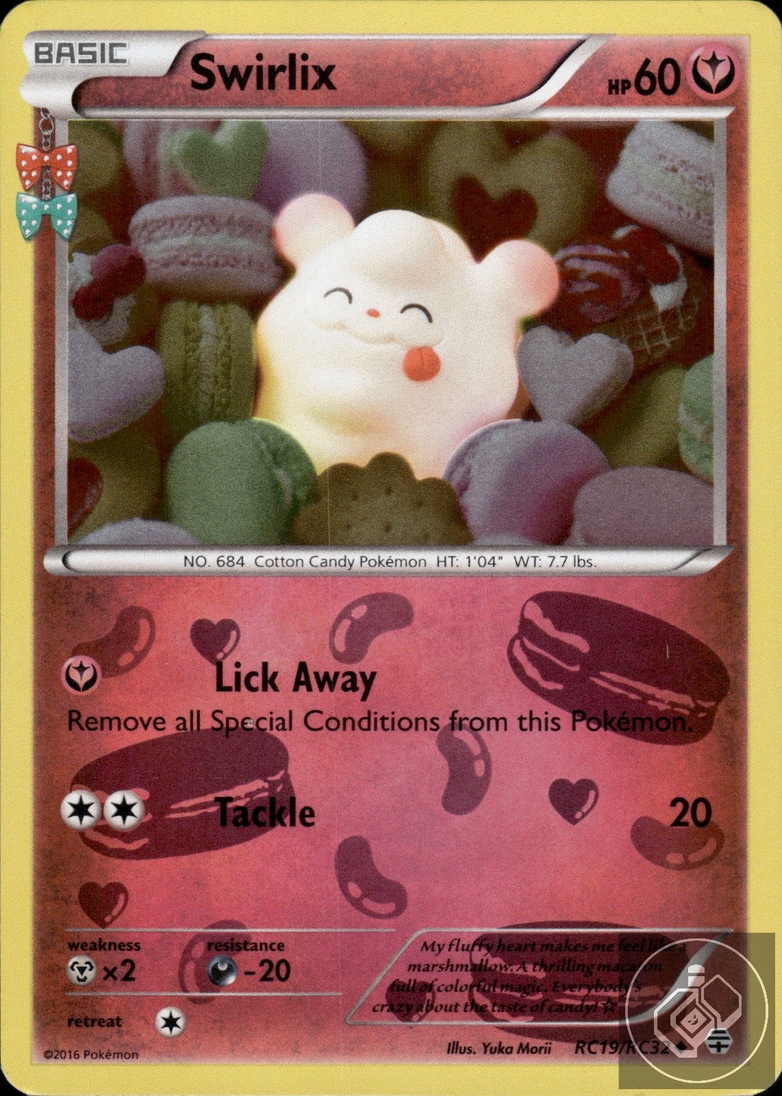 Swirlix RC19/RC32 Uncommon Generations Pokemon Holo