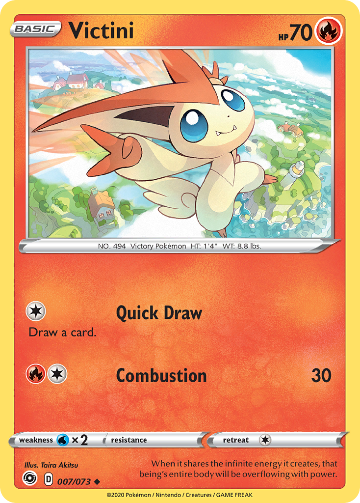 Victini 007/073 Uncommon Champion's Path Pokemon