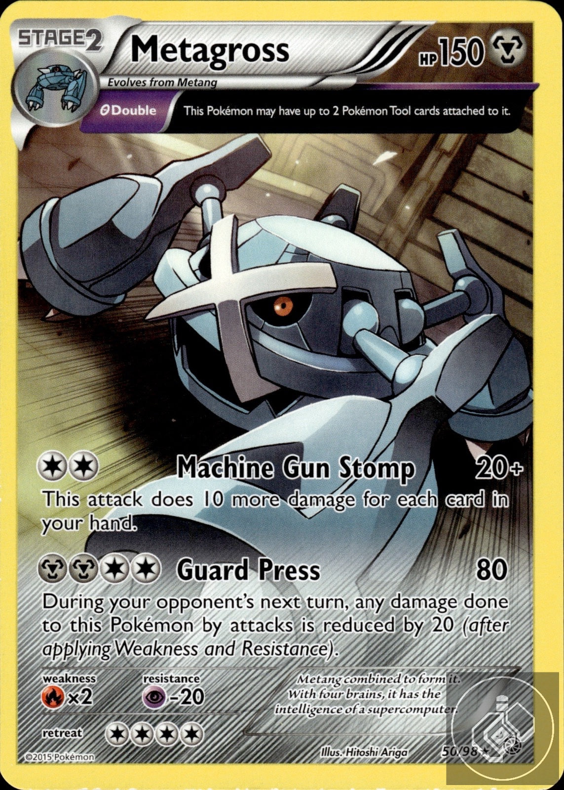 Metagross 50/98 Rare Ancient Origins Pokemon