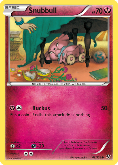 Snubbull 68/124 Common Fates Collide Pokemon Reverse Holo