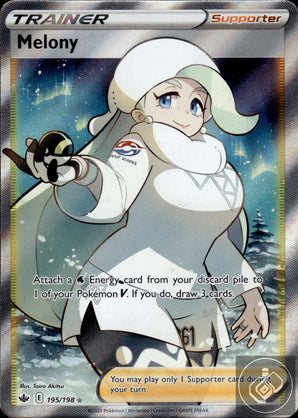 Melony 195/198 Ultra Rare Chilling Reign Pokemon