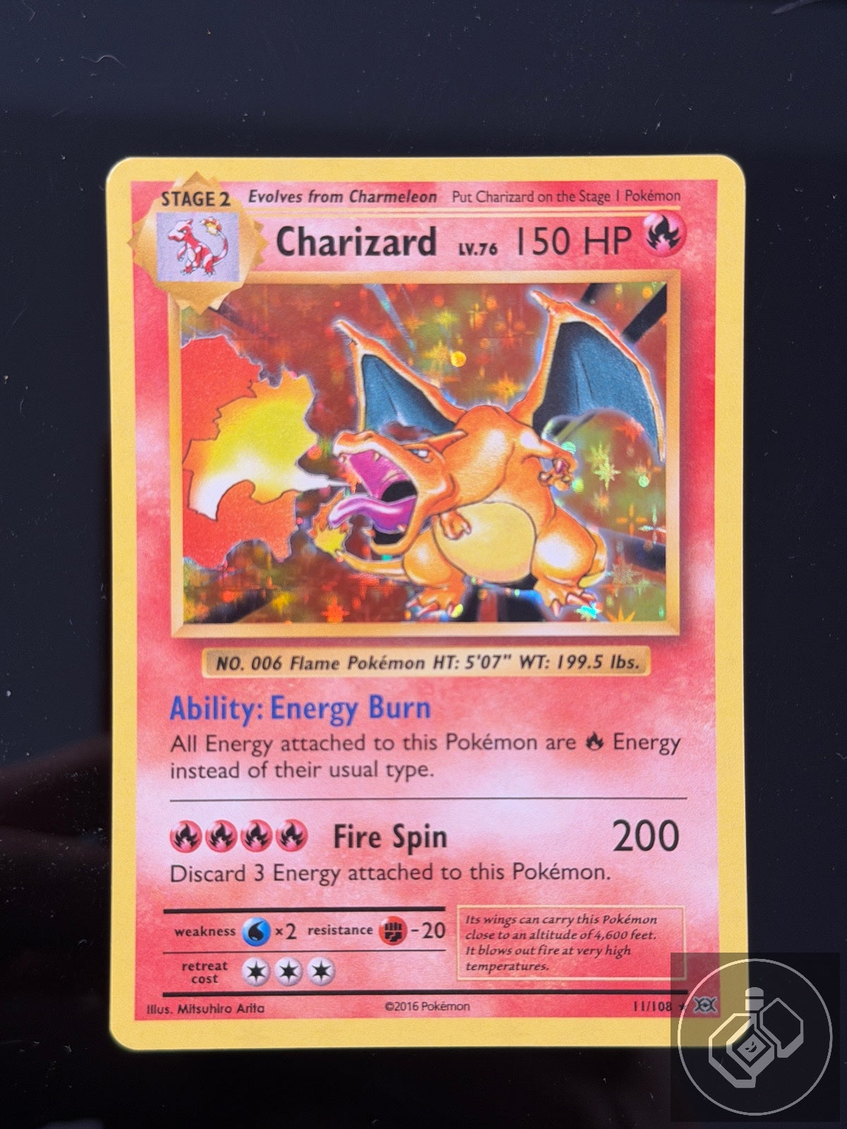 Charizard 11/108 Holo Rare Evolutions Pokemon Holo