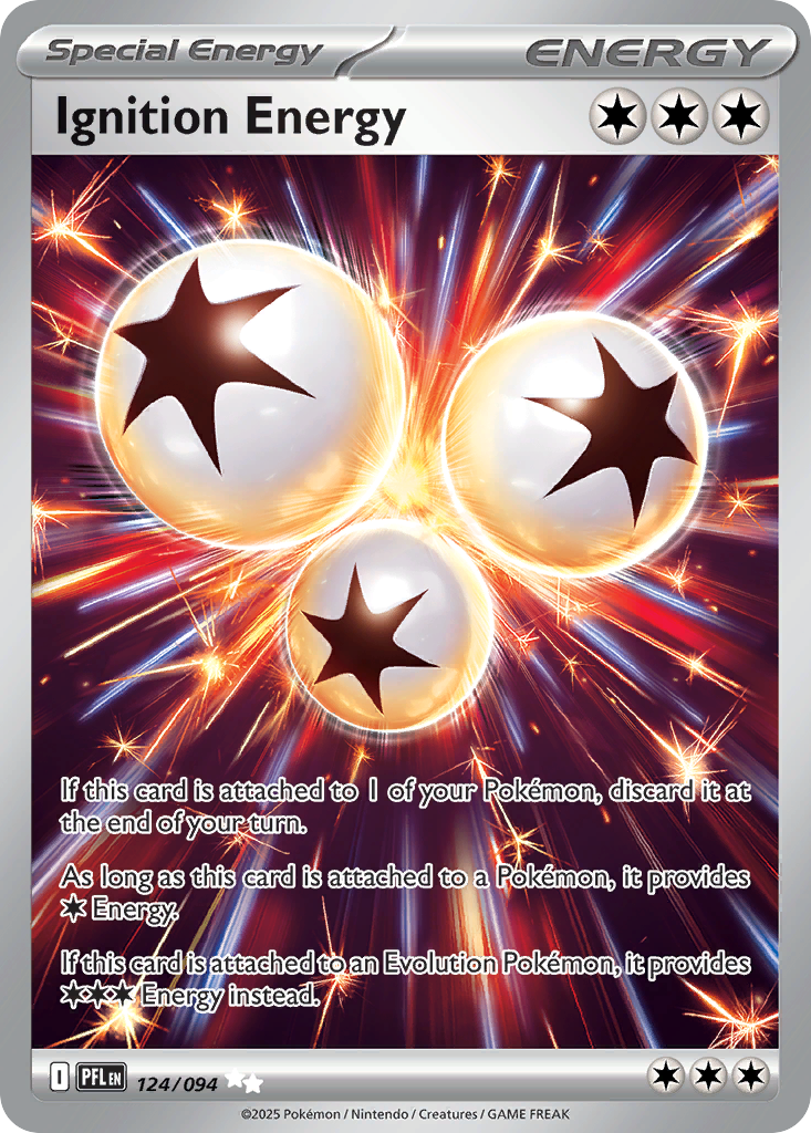 Ignition Energy 124/094 Ultra Rare Phantasmal Flames Pokemon