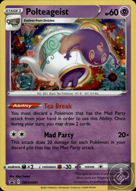 Polteageist SWSH081 Holo Promo Sword & Shield Promo Pokemon