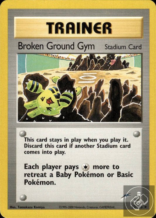 Broken Ground Gym 92/105 Rare Neo Destiny Pokemon Unlimited