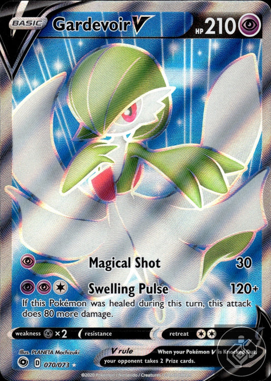 Gardevoir V 070/073 Ultra Rare Champion's Path Pokemon