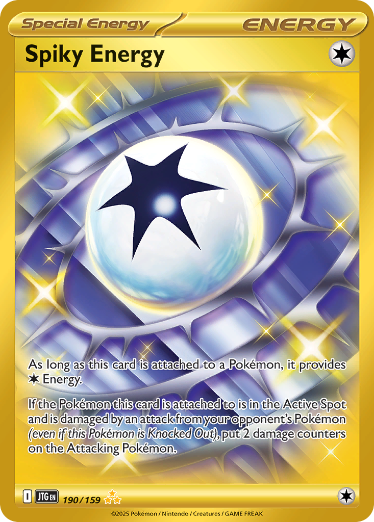 Spiky Energy 190/159 Hyper Rare Journey Together Pokemon