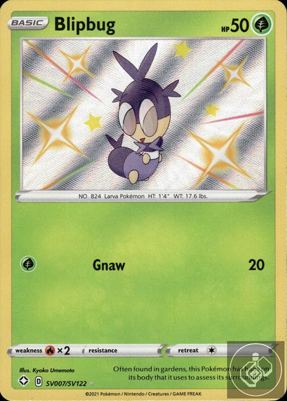 Blipbug SV007/SV122 Shiny Rare Shining Fates Shiny Vault Pokemon