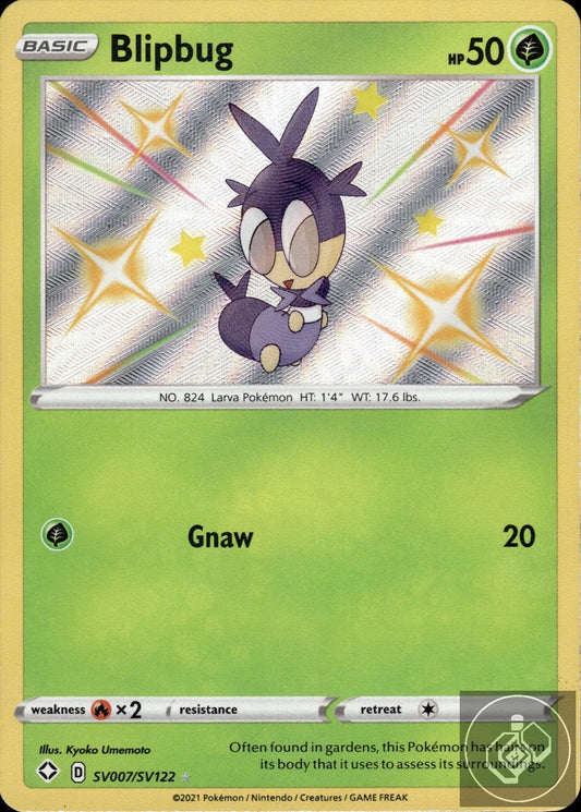 Blipbug SV007/SV122 Shiny Rare Shining Fates Shiny Vault Pokemon