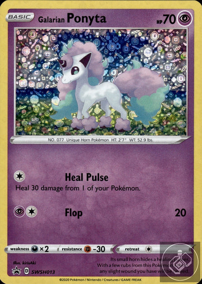 Galarian Ponyta SWSH013 Holo Promo Miscellaneous Cards & Products Pokemon Holo