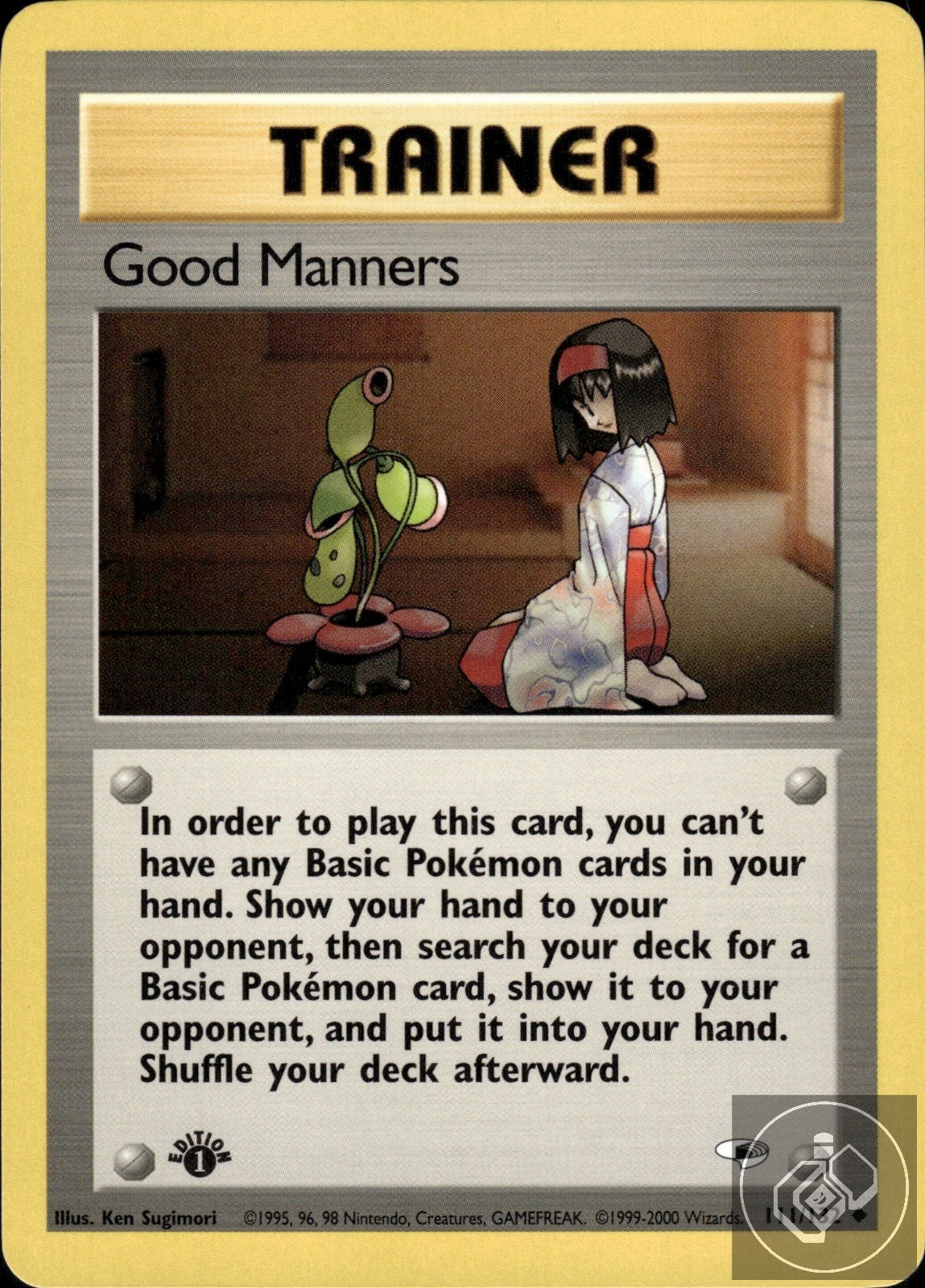 Good Manners 111/132 Uncommon Gym Heroes Pokemon 1st Edition