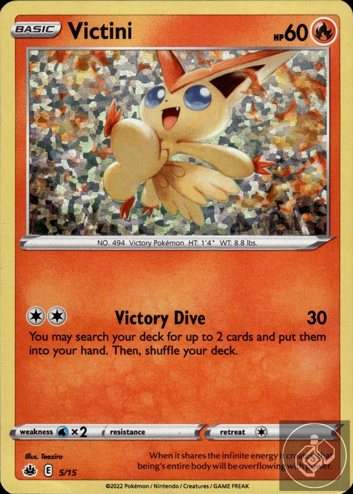 Victini 005/015 Holo Promo McDonald's Promos 2022 Pokemon Holo
