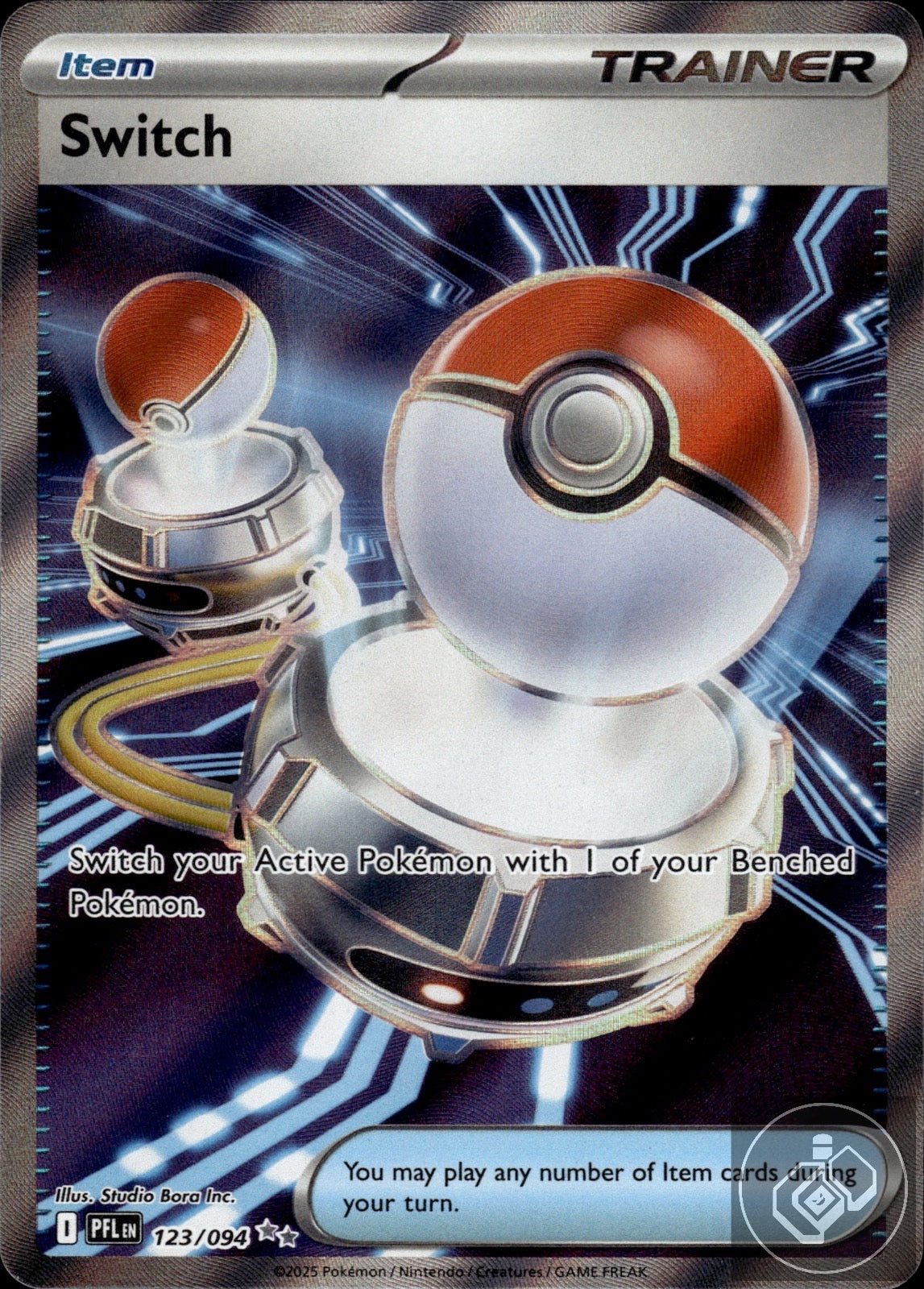 Switch 123/094 Ultra Rare Phantasmal Flames Pokemon