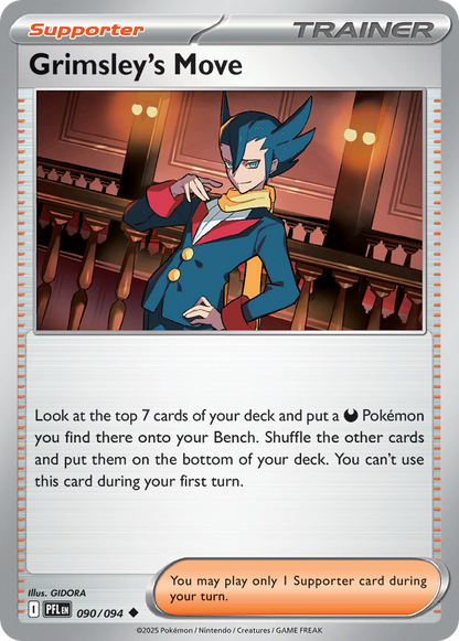 Grimsley's Move 090/094 Uncommon Phantasmal Flames Pokemon