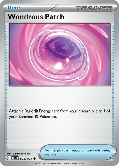 Wondrous Patch 094/094 Uncommon Phantasmal Flames Pokemon Reverse Holo