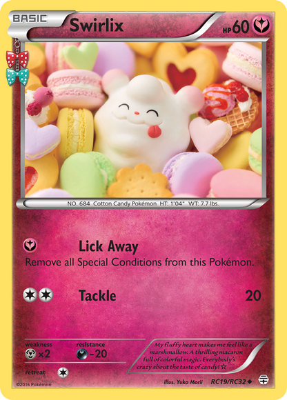 Swirlix RC19/RC32 Uncommon Generations Pokemon Holo
