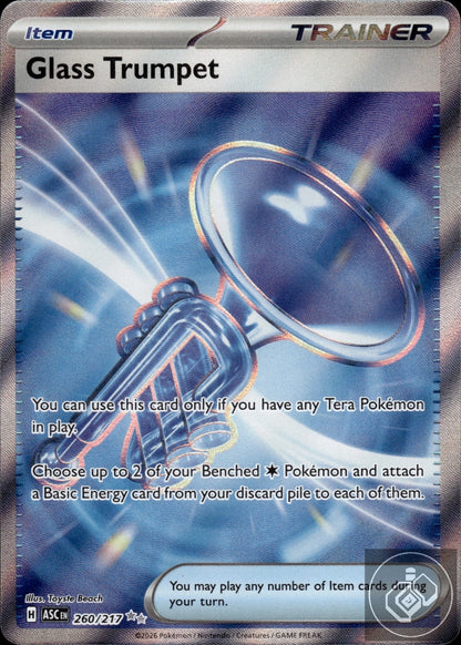Glass Trumpet 260/217 Ultra Rare Ascended Heroes Pokemon
