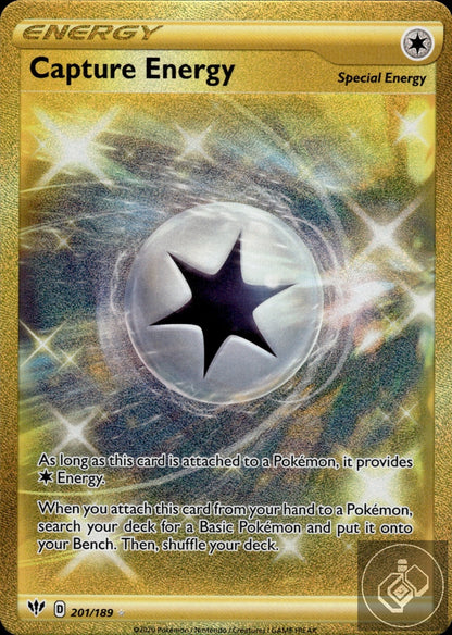 Capture Energy 201/189 Secret Rare Darkness Ablaze Pokemon